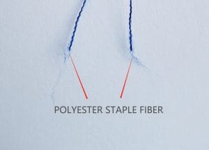 100% spun polyester yarn