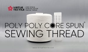 poly poly core spun® sewing thread - raw white