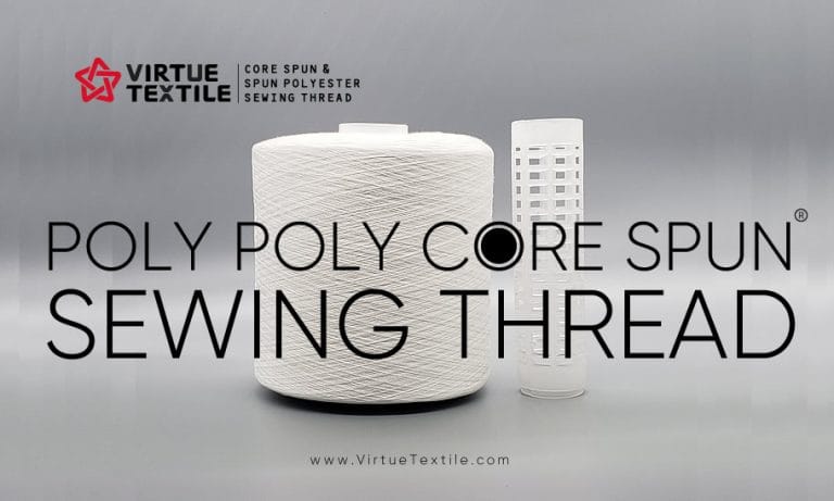 poly poly core spun® sewing thread - raw white
