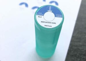 tube of compact sewing thread